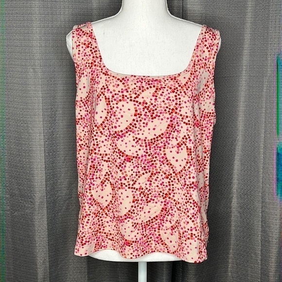 LANE BRYANT TAN AND RED TANK TOP SIZE 14/16 - Picture 1 of 6